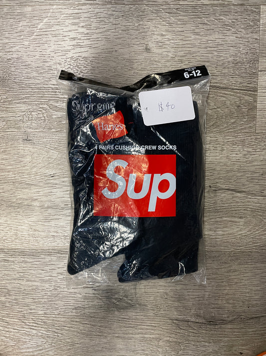 Supreme  4-Pack Sock Black