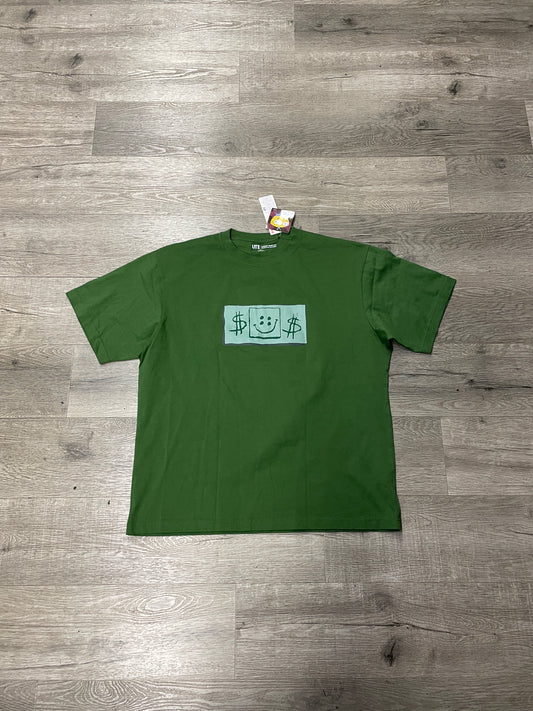 Spongebob Squarepants CPFM Uniqlo Tee Green Dollar Sign
