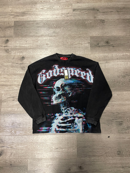 God Speed Multi Color Skeleton Longsleeve