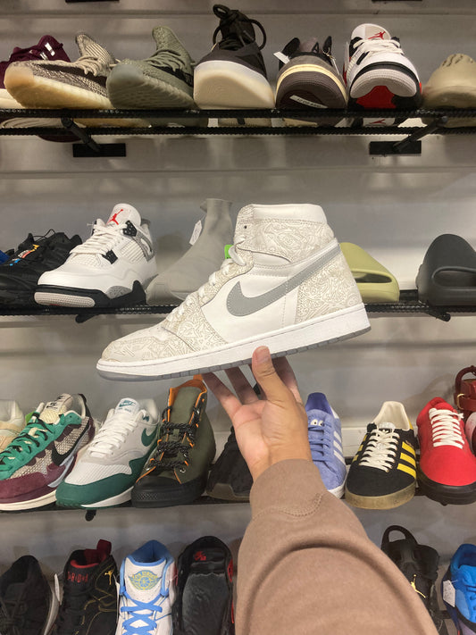 Air Jordan 1 White Laser