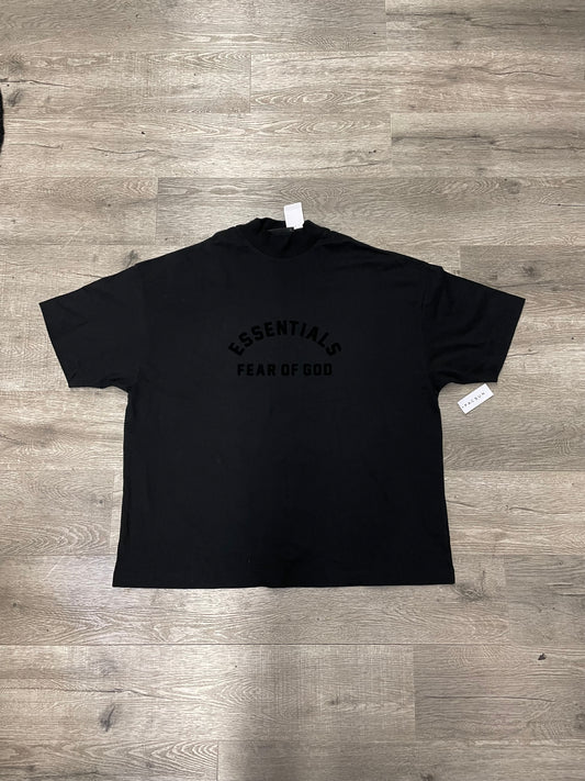 Fear of God Essentials Jet Black Tee