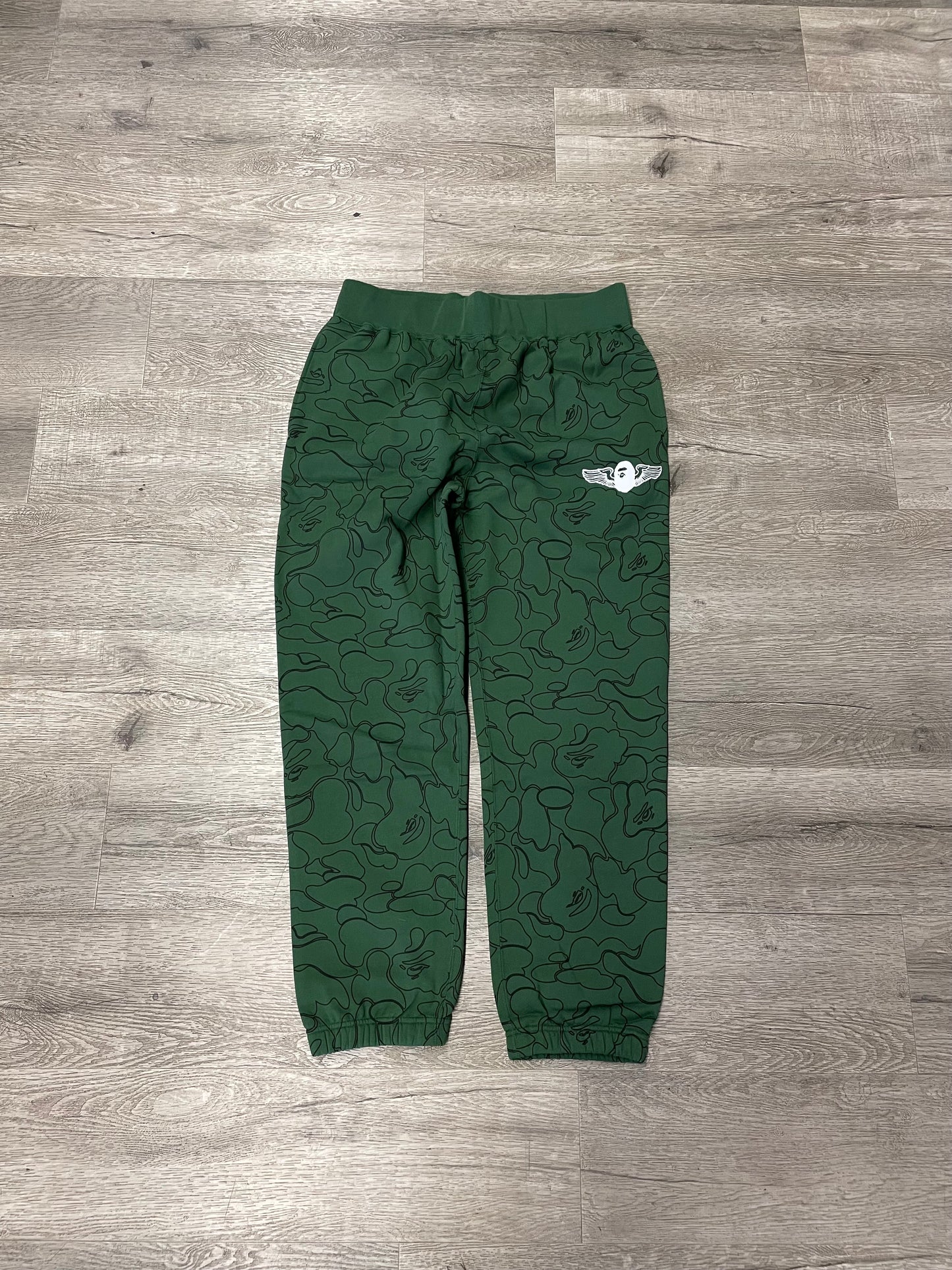 Bape Green Camo Sweatpants