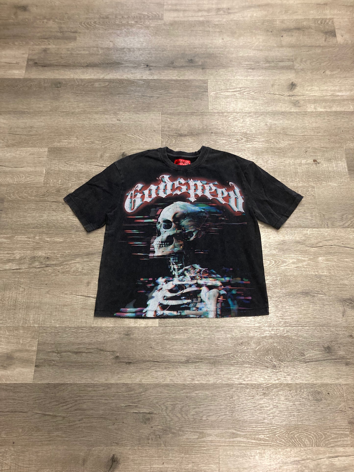 God Speed Tee Skeleton Multi Color (Black)