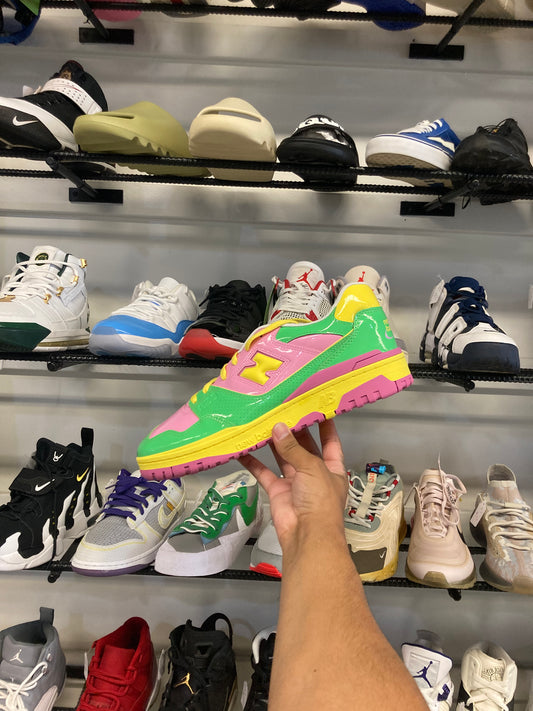 New Balance 550 Y2K Patent Leather Pink/Grn