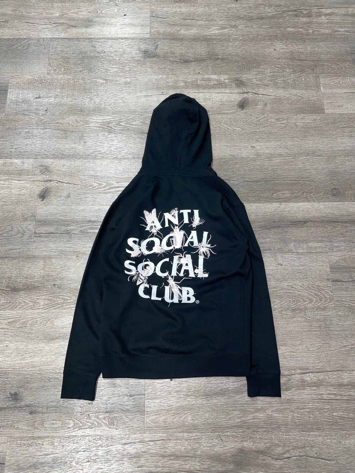 Anti Social Social Club Insect Hood Black