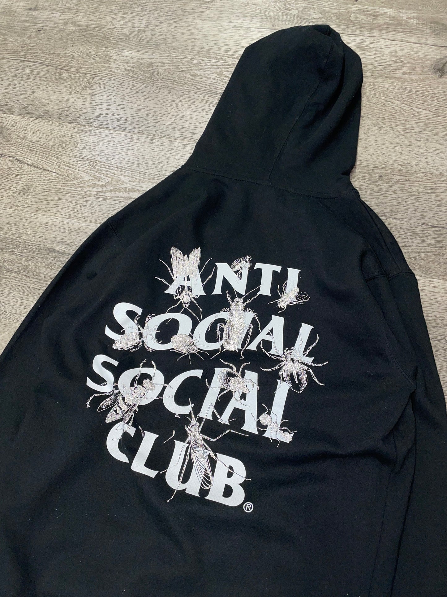 Anti Social Social Club Insect Hood Black