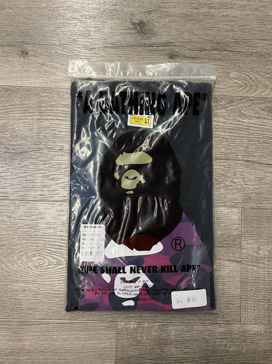 Bape Purple Camo Tee Black