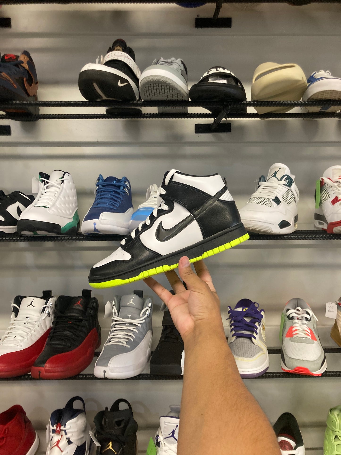Nike Dunk High Panda Volt
