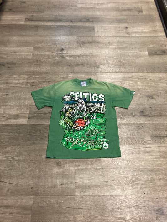 Warren Lotas Celtics Dirty Waters Green Tee