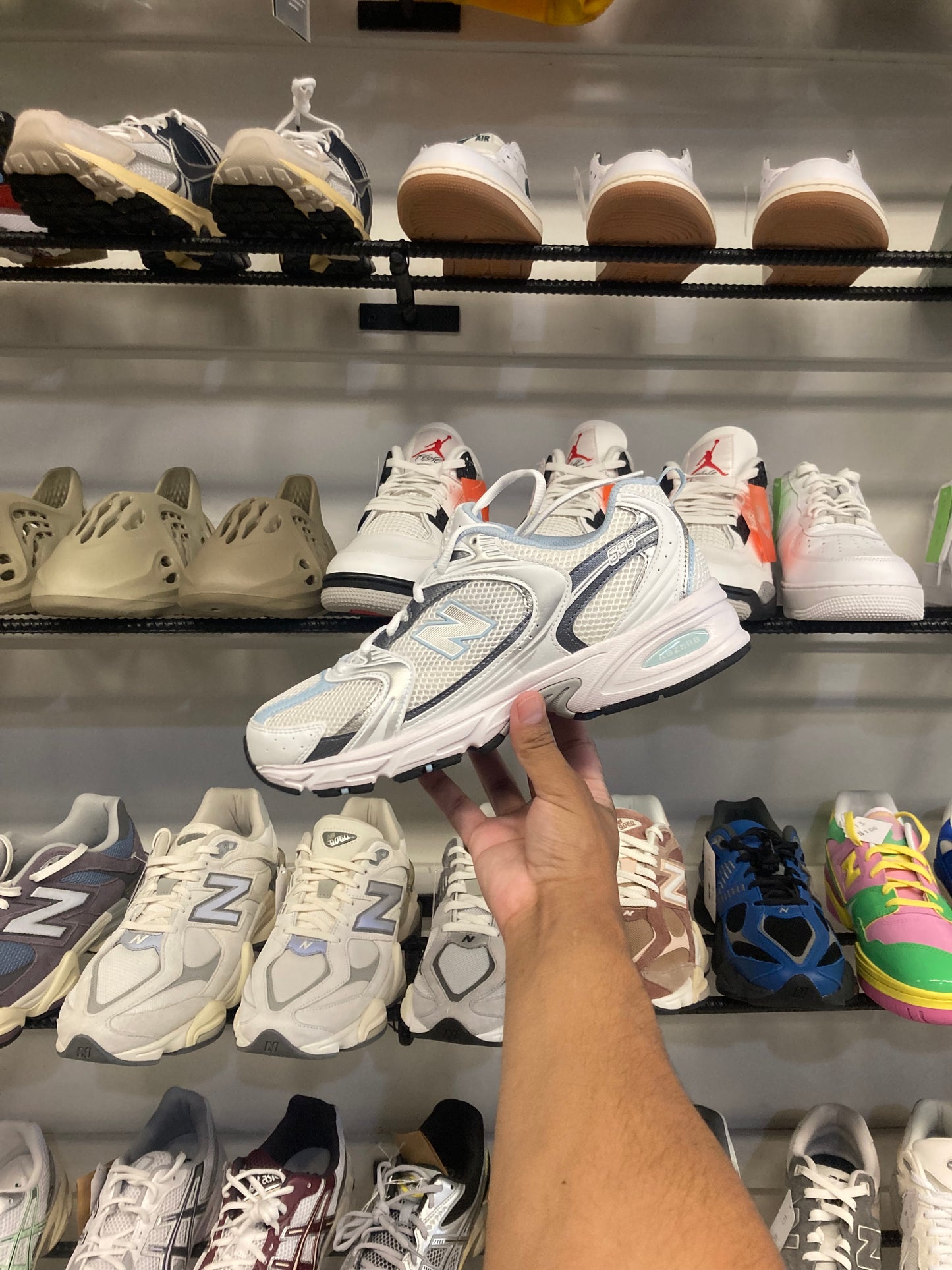 New Balance 530 White Chrome Blue