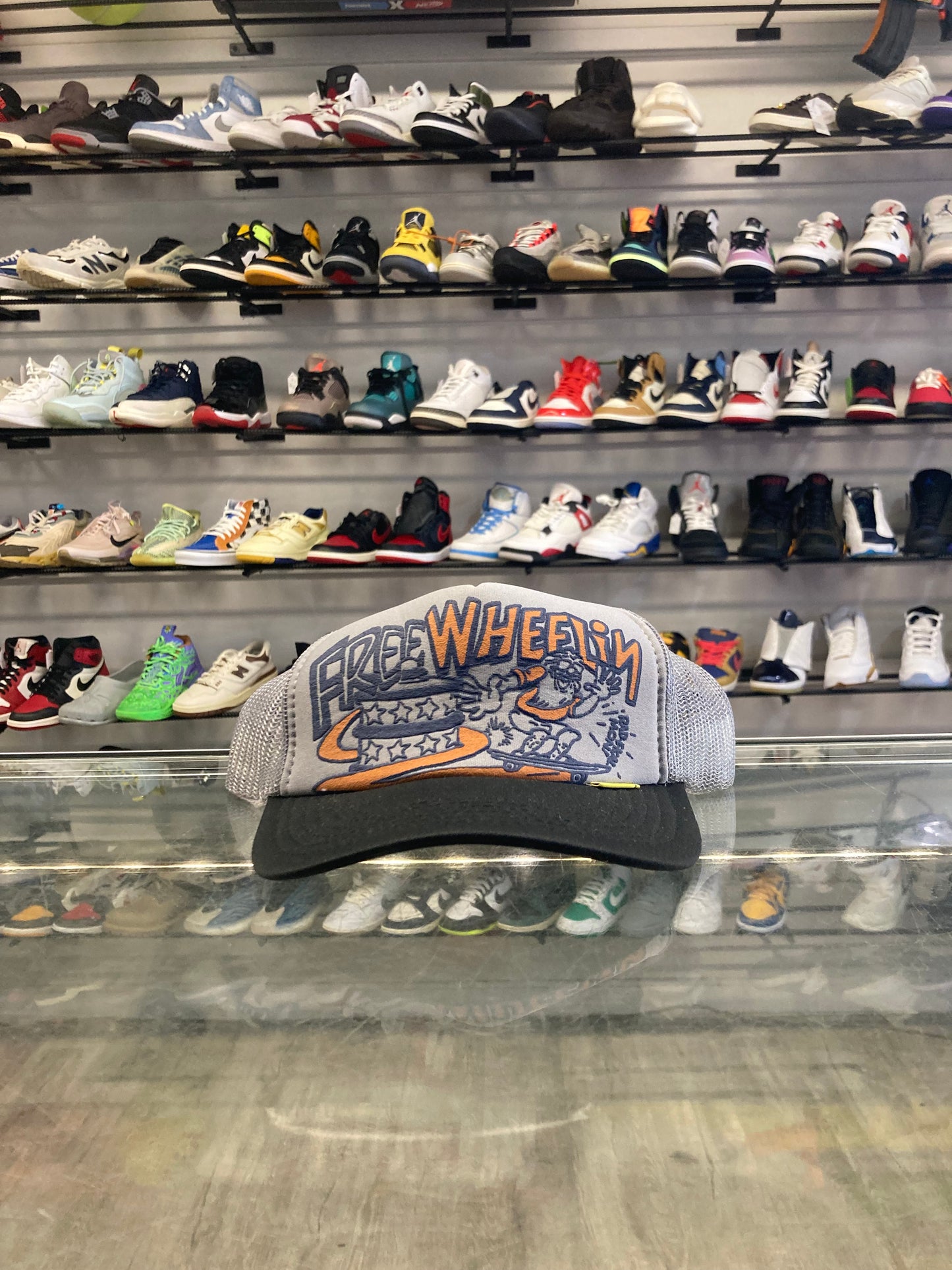 Kapital Free Wheelin Trucker Hat Grey