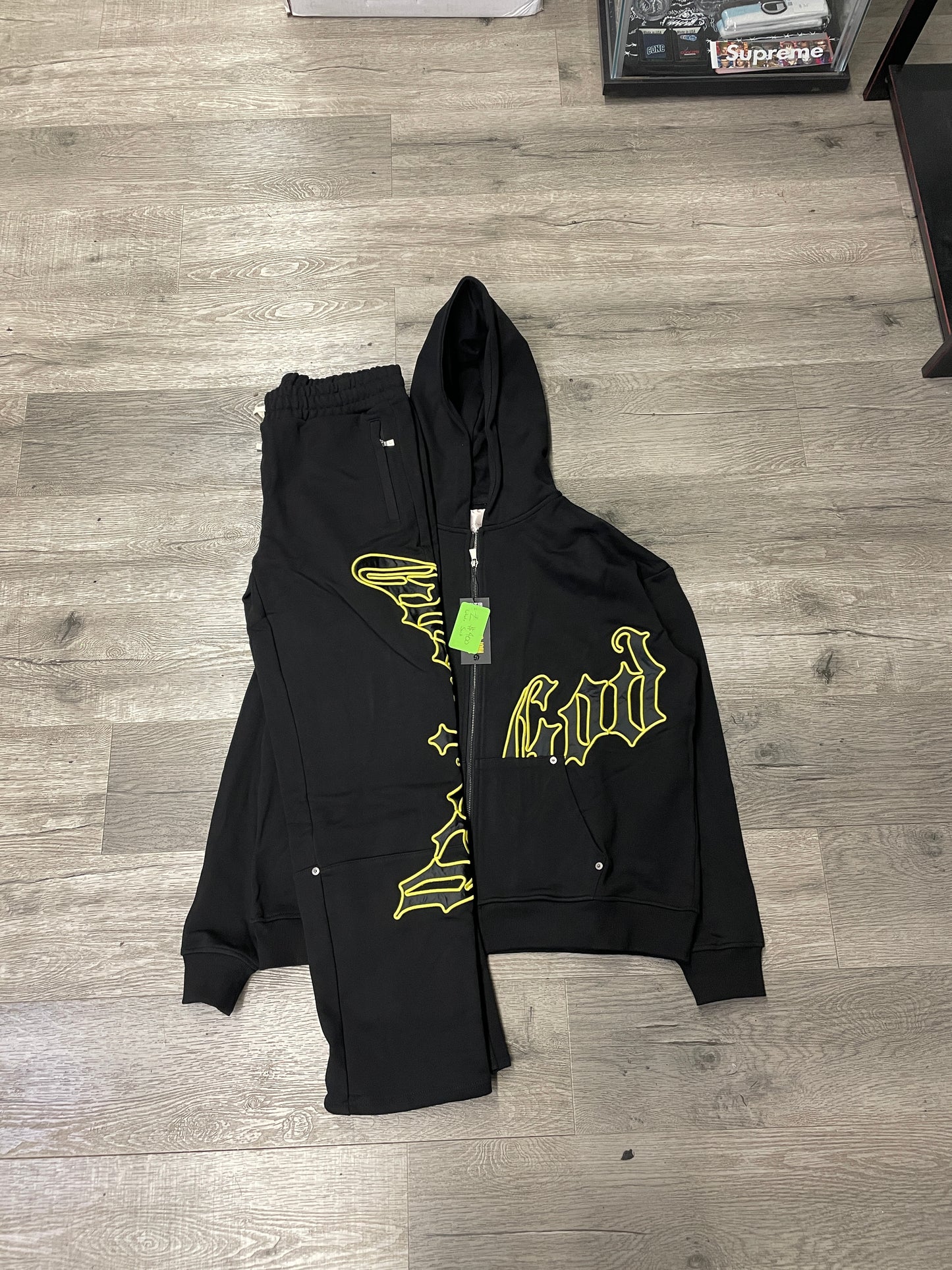 God speed Sweatsuit Black/Yellow
