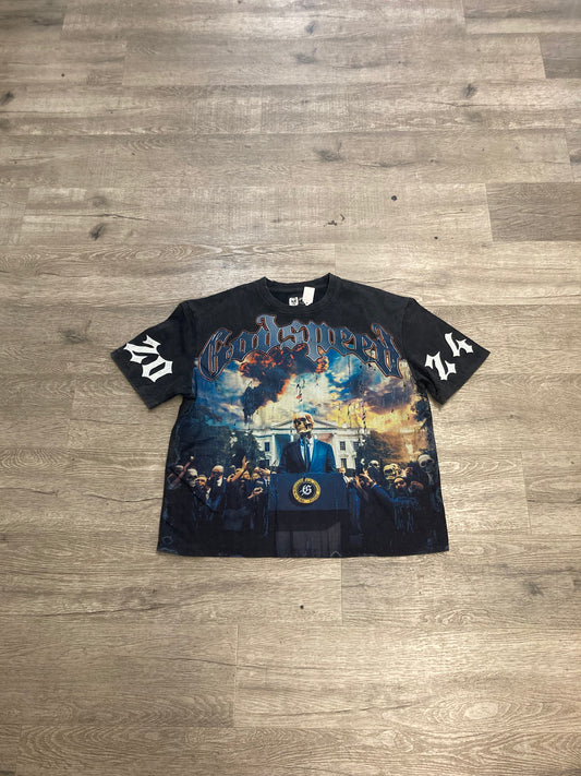 God Speed President Tee Black