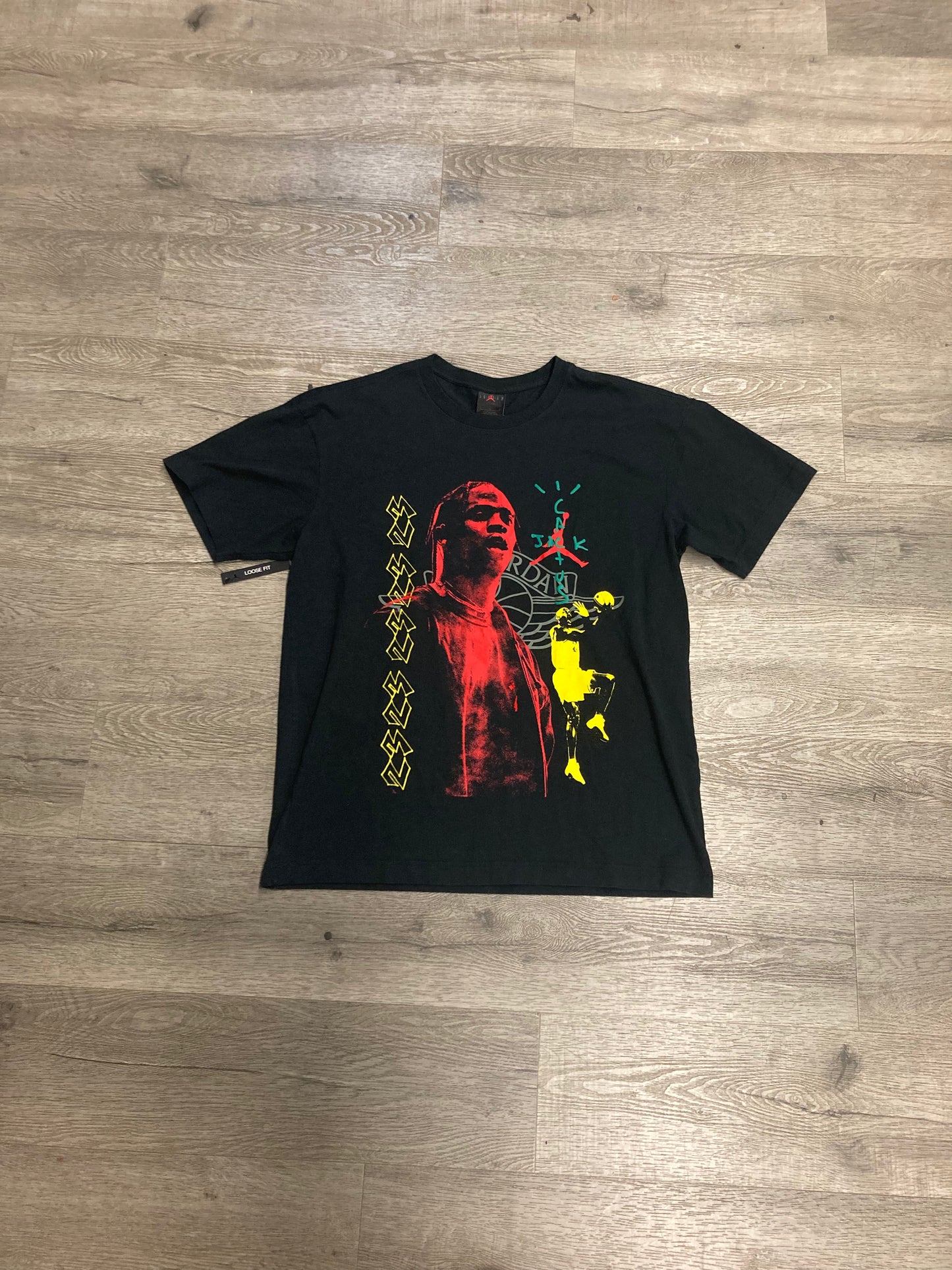Air Jordan Cactus Jack Tee Black
