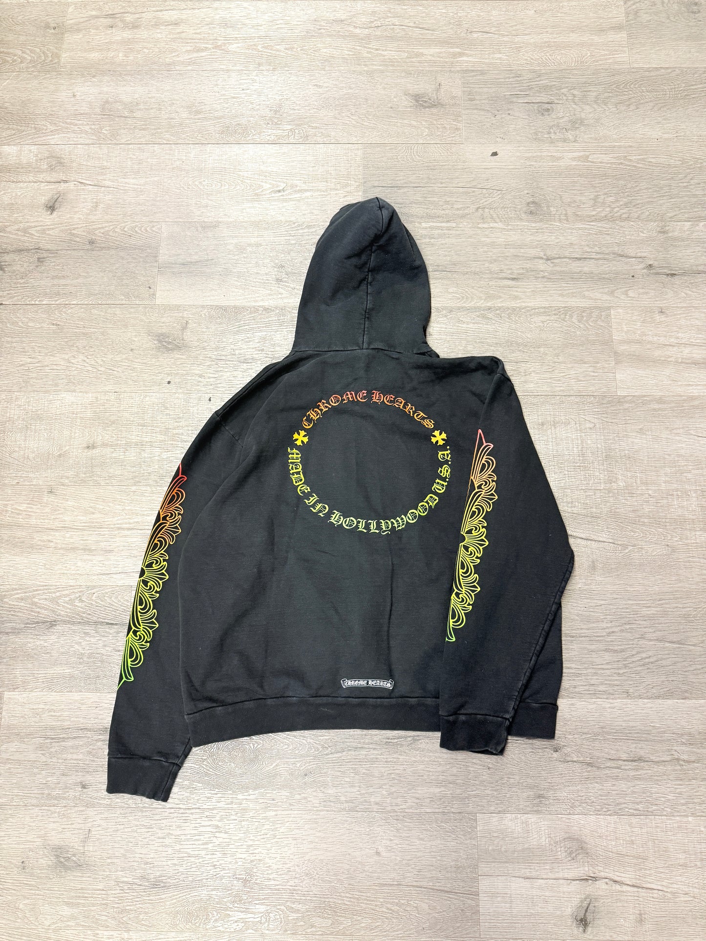 Chrome Hearts Floral Sleeves Gradient Hood