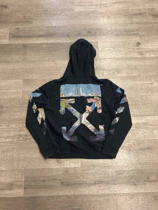 Off-White Spring Zip Up Hood