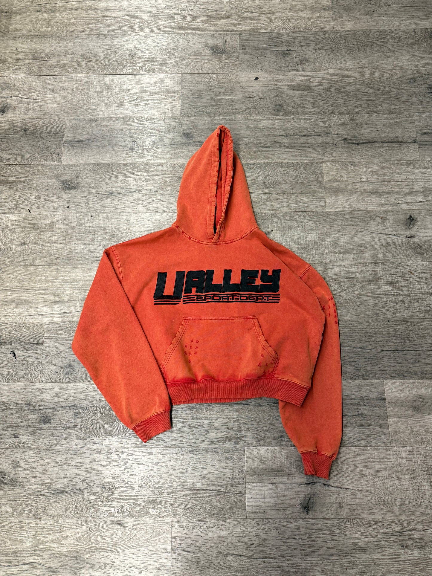 Valley Distressed Orange Hood