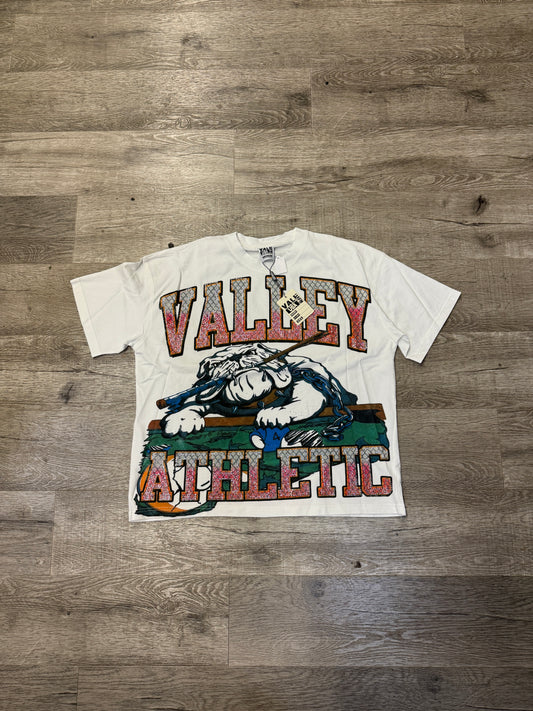 Valley Rhinestone Tee White