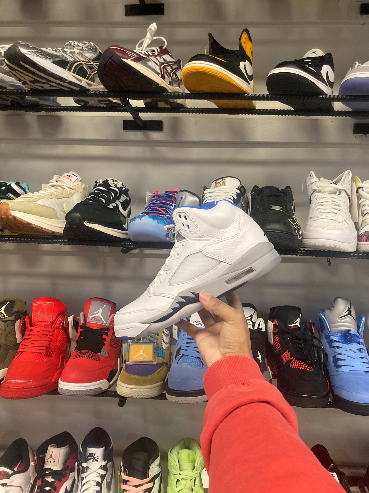 Air Jordan 5 White Stealth