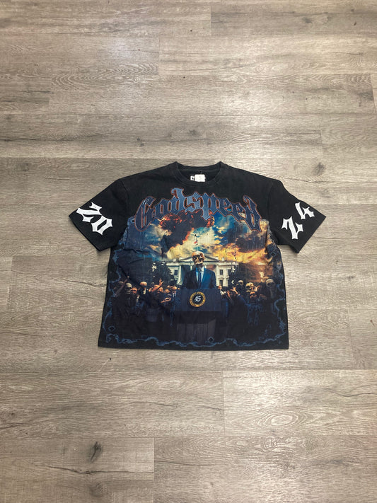 God Speed President Tee Black