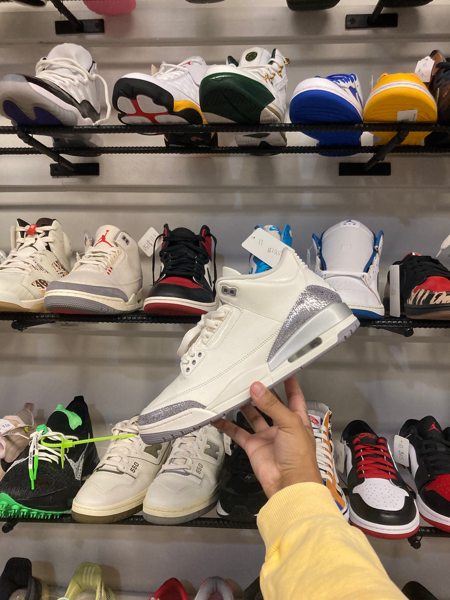 Air Jordan 3 Sail Cement Grey