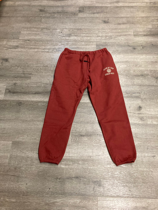 Fear of God Essentials Sweatpants Crimson