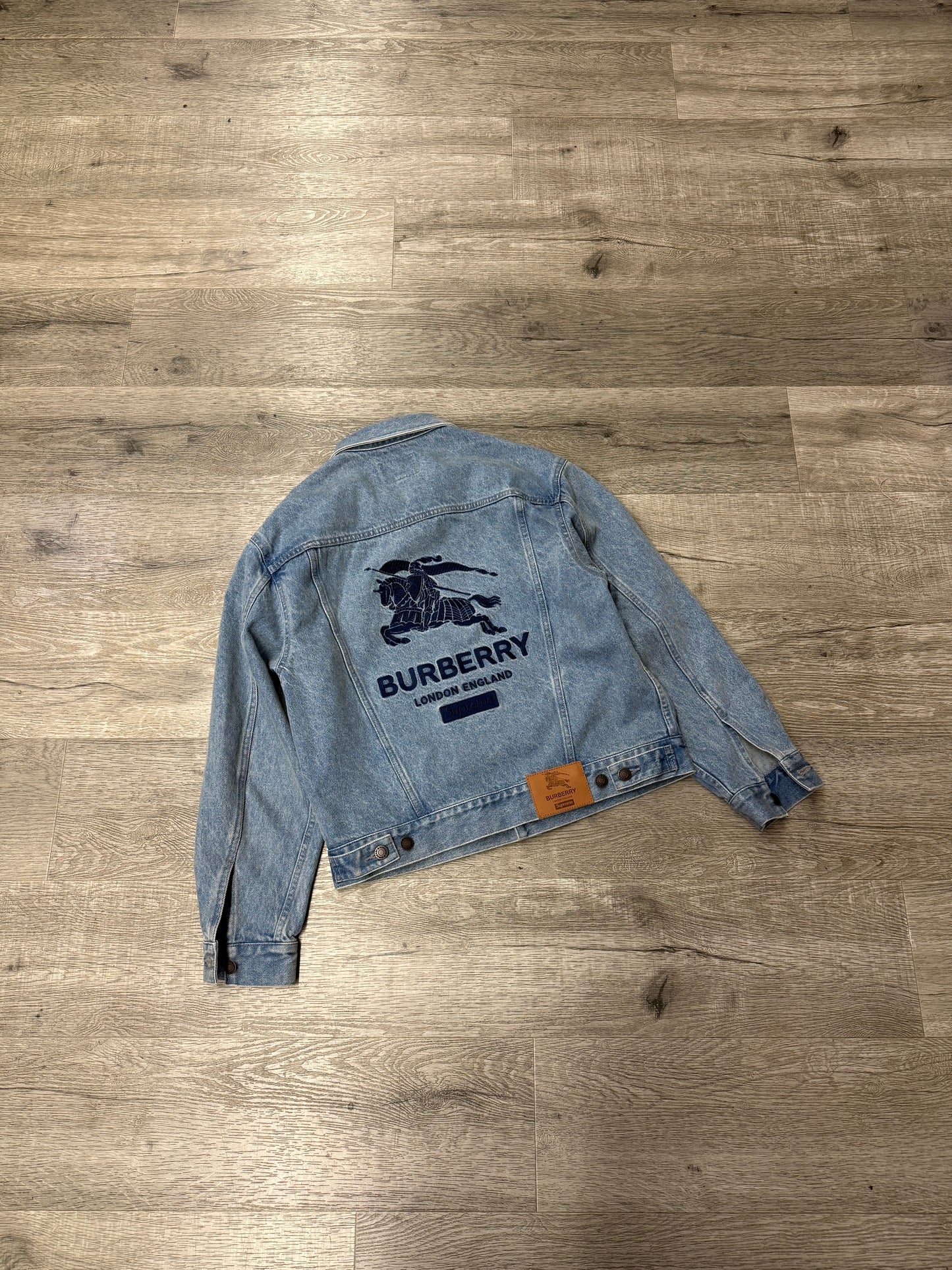 Supreme Burberry Jean Jacket