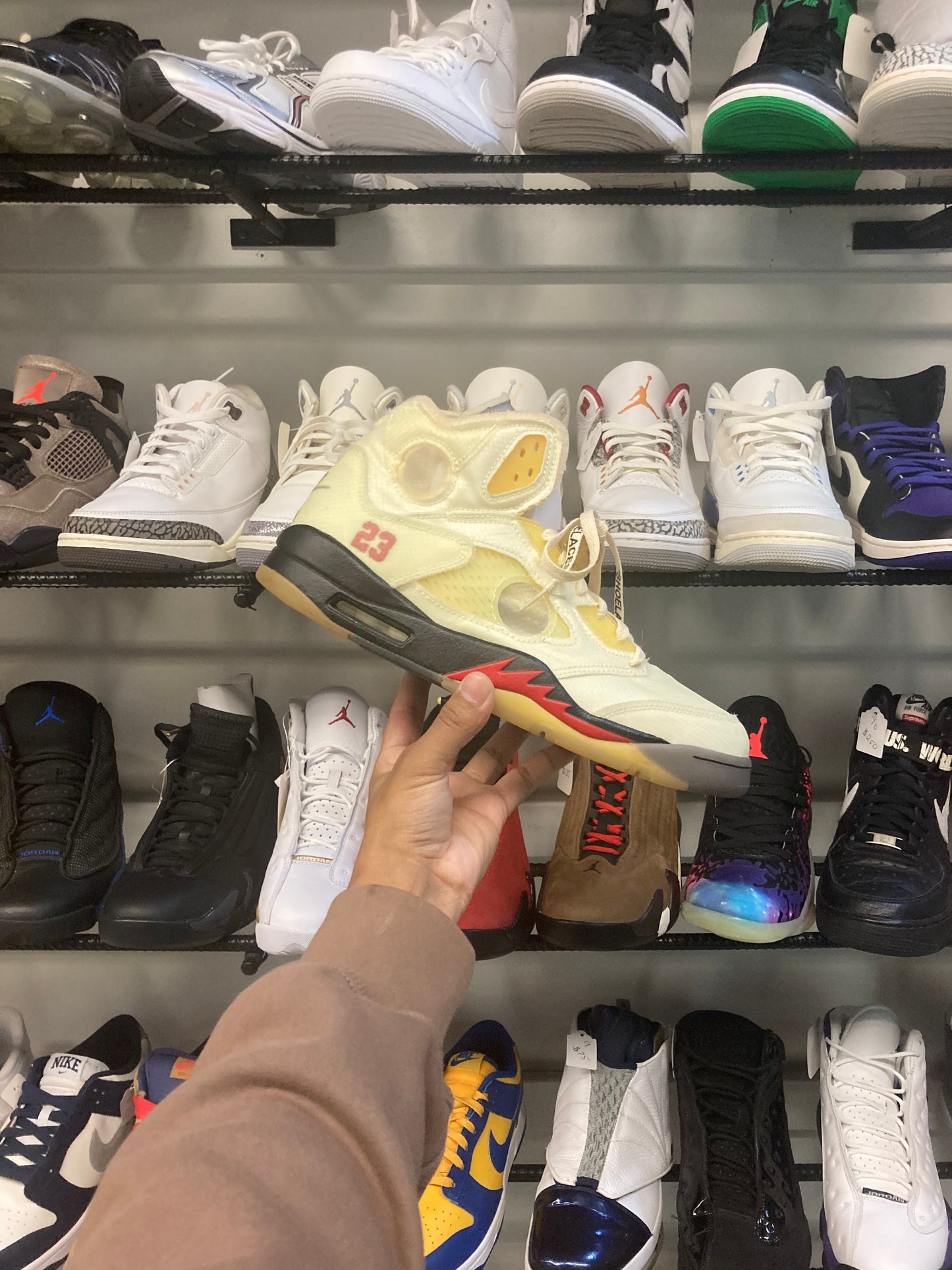 Air Jordan 5 Off-White Sail