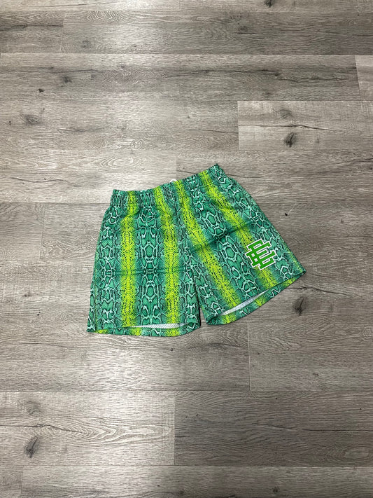 Eric Emanuel Green Snakeskin Short