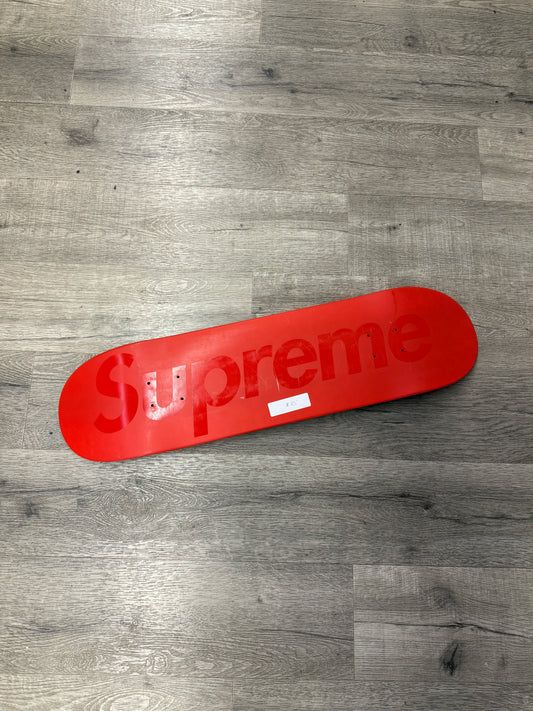 Supreme Red Skate Deck