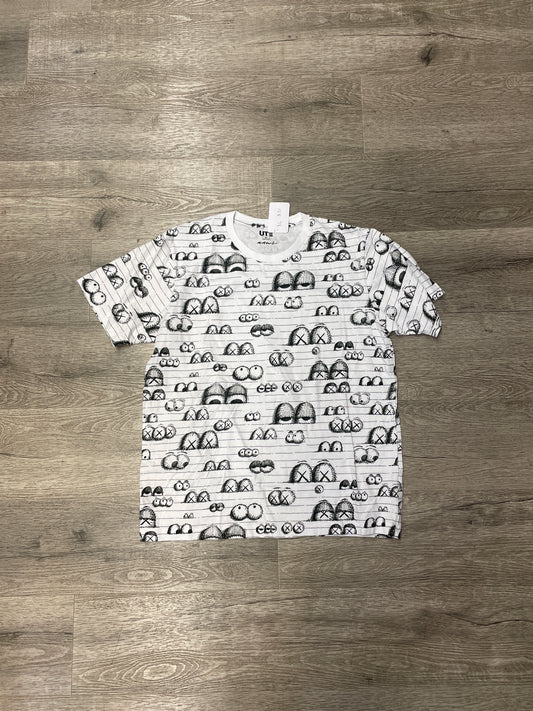 Kaws Uniqlo Tee Blk/Wht