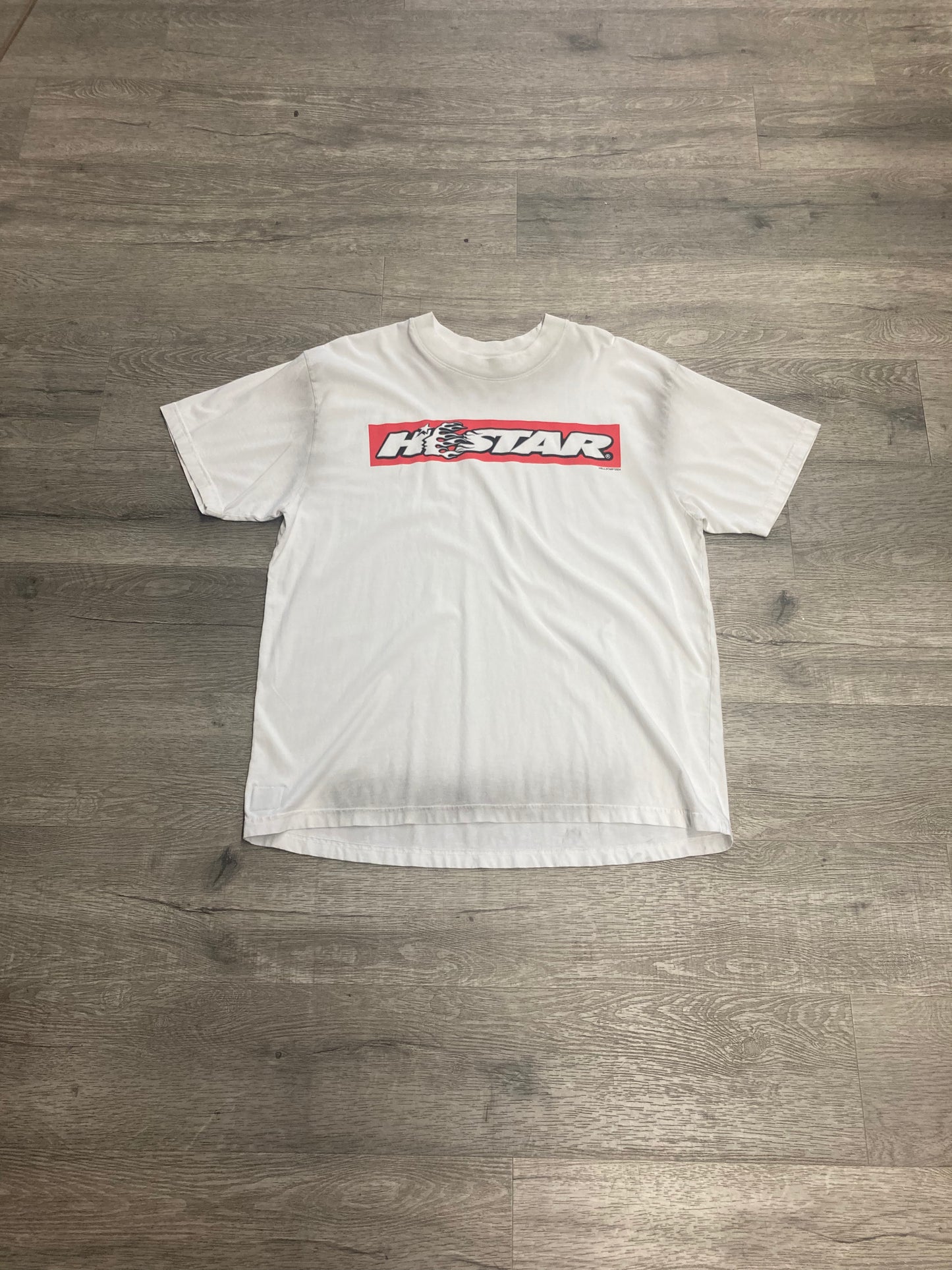 Hellstar Box Logo Tee White/Red