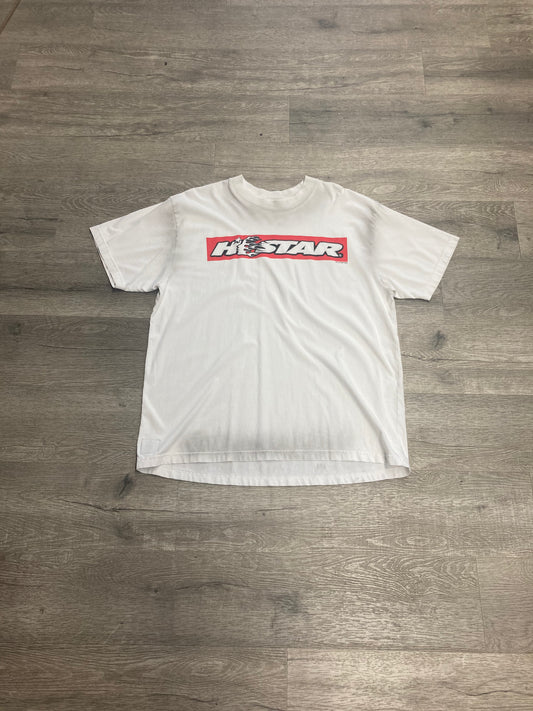 Hellstar Box Logo Tee White/Red
