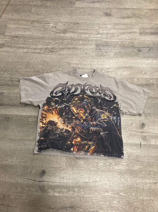 Godspeed Mechanic Tee Grey