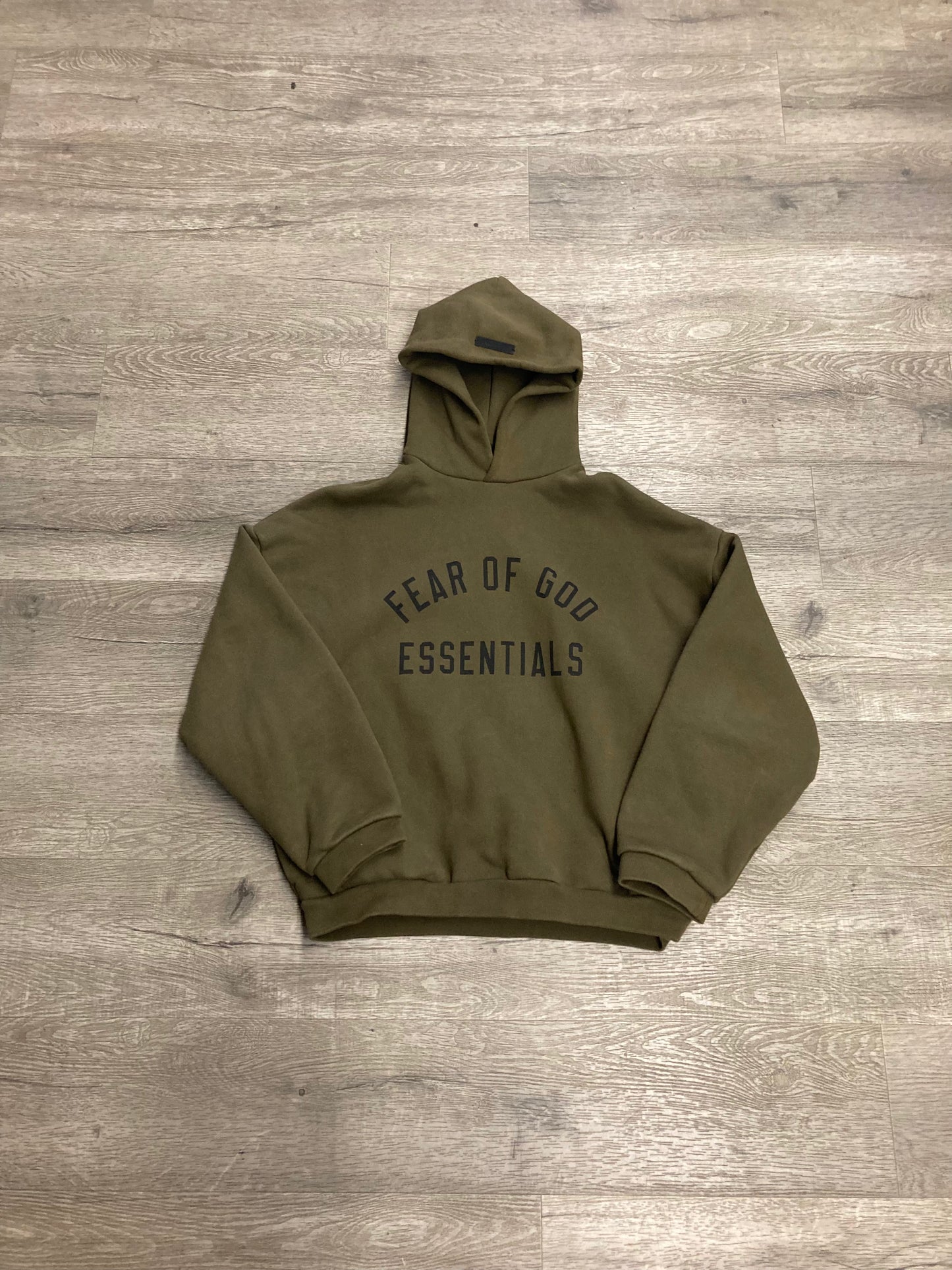 Fear of God Essentials Hood Olive