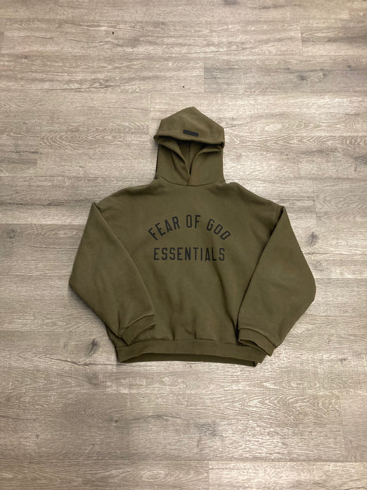 Fear of God Essentials Hood Olive