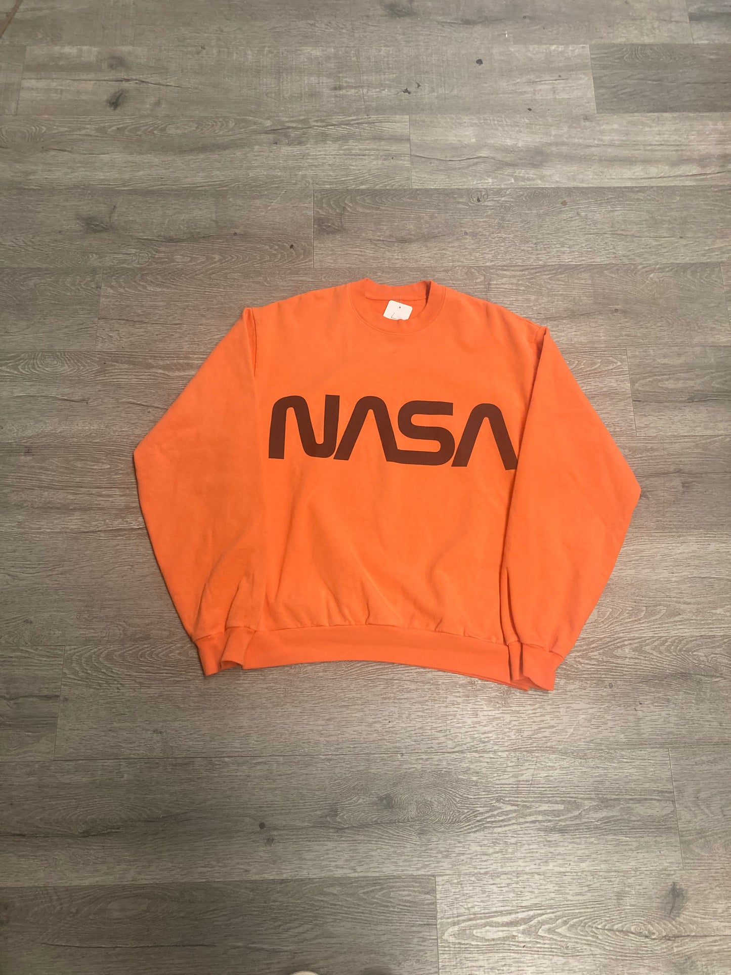 Kid Cudi Nasa Crewneck Orange