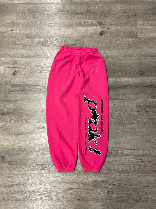 Sp5der P*NK Sweatpants Pink