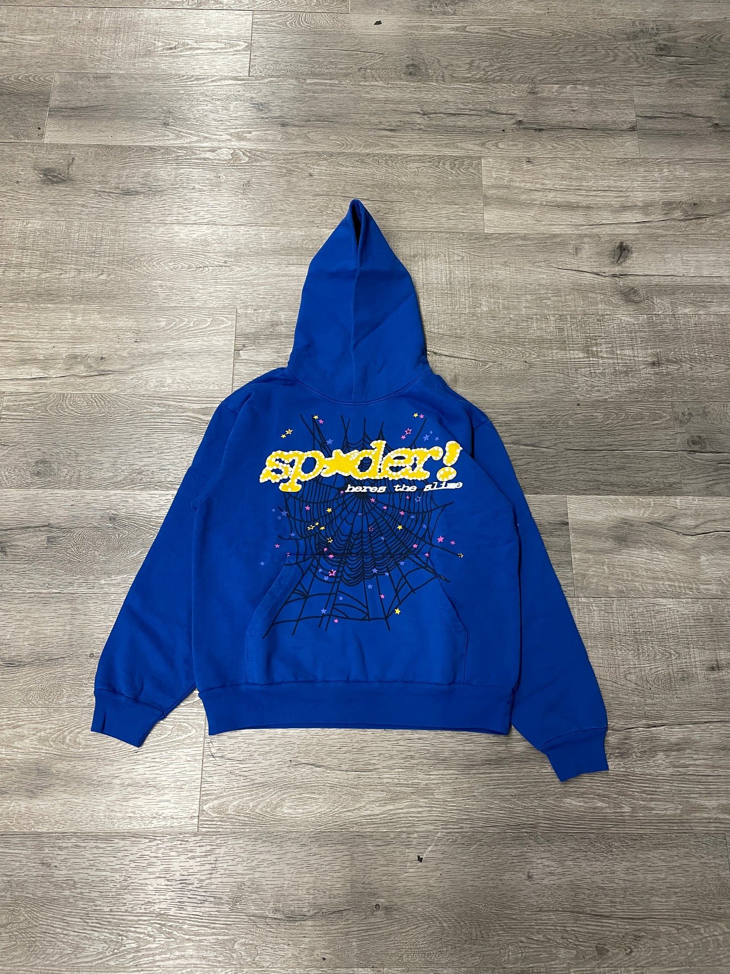 Sp5der Hood Blue/Yellow