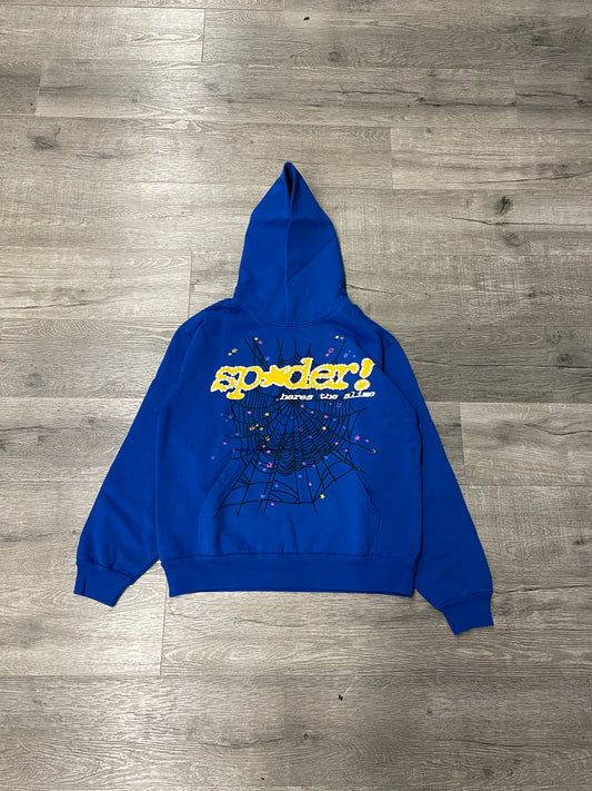 Sp5der Hood Blue/Yellow