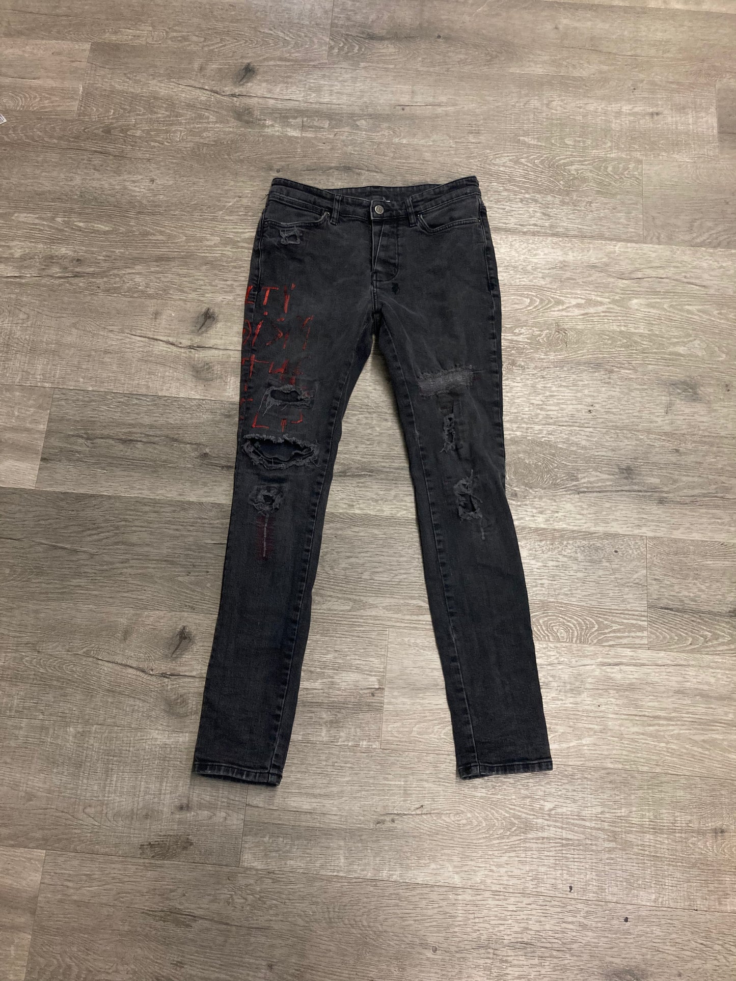 Ksubi Jeans Black/Red