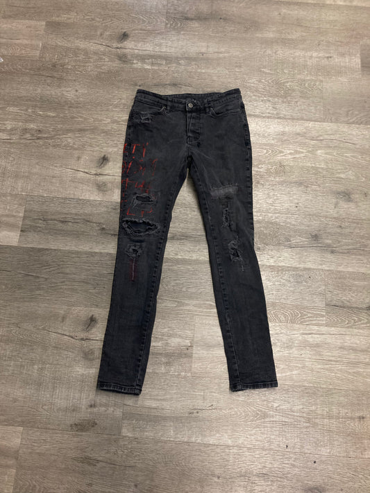 Ksubi Jeans Black/Red