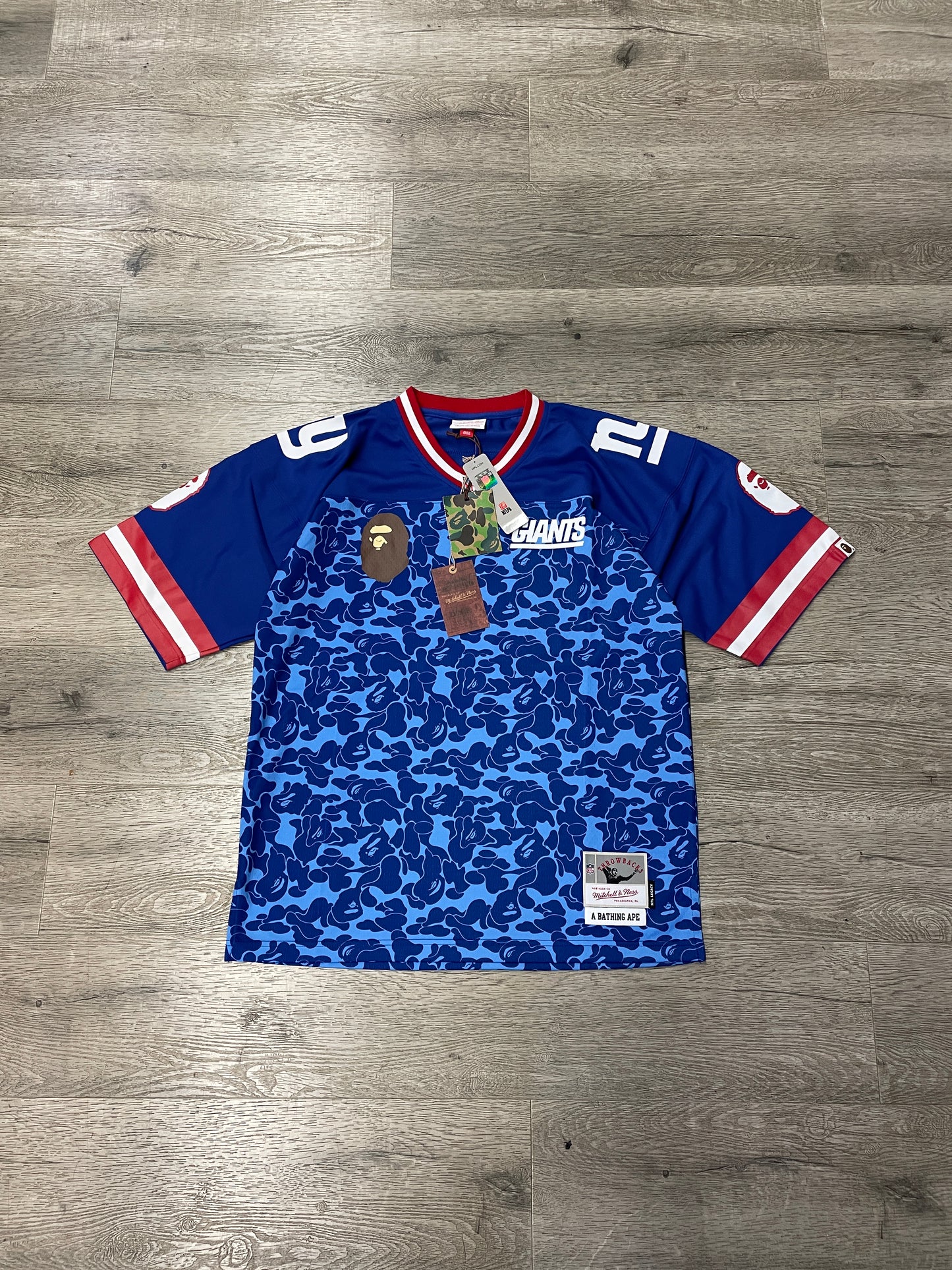 Bape NY Giants Football Jersey