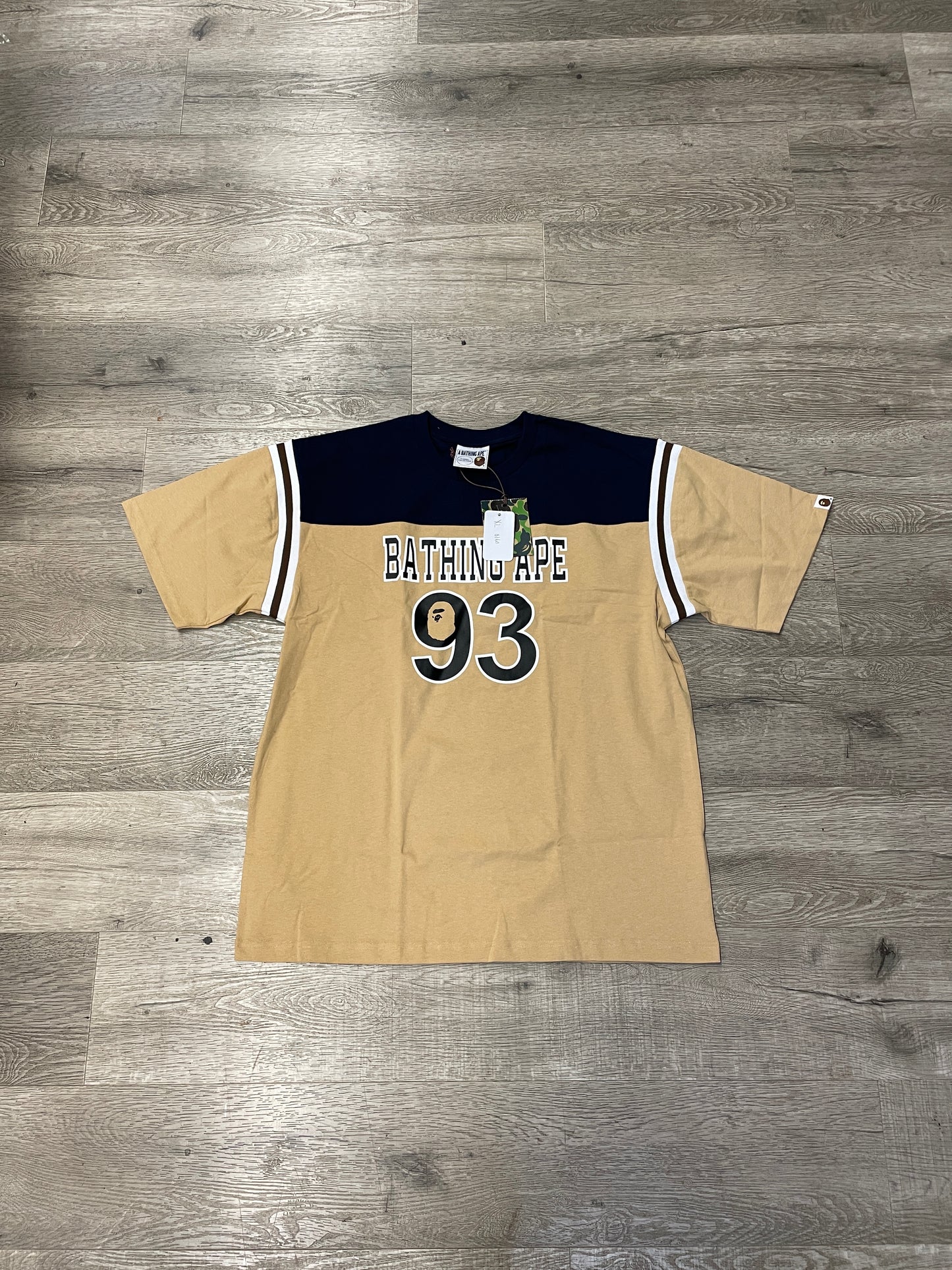 Bape Football Jersey Tee Navy