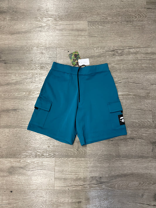 Bape Teal Nylon Short