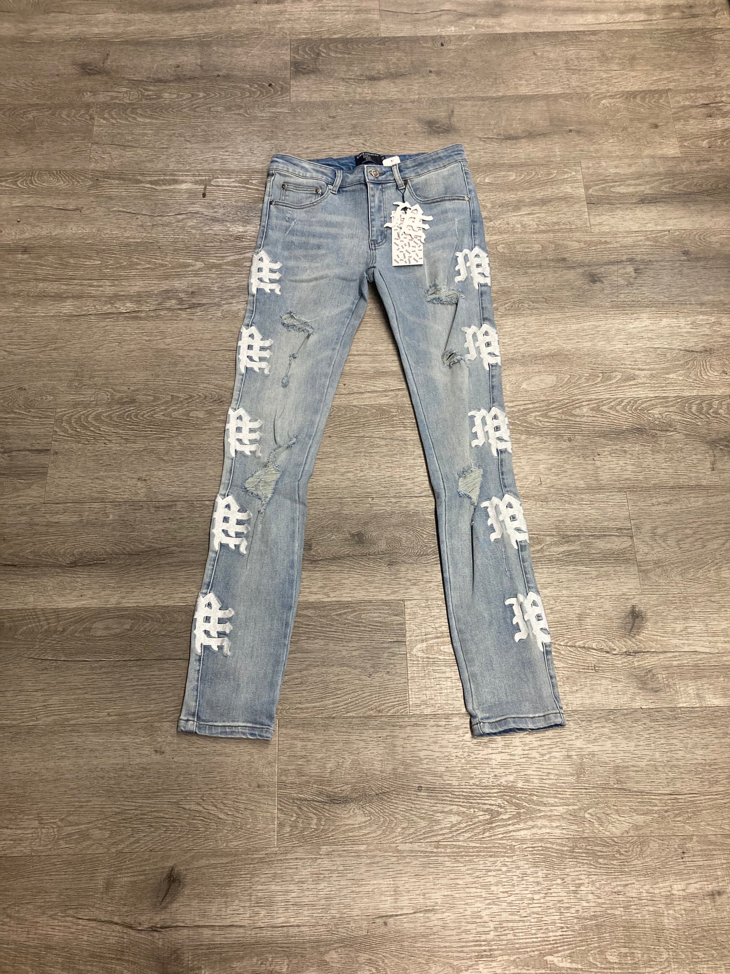 Mixed Emotions Blue Jeans