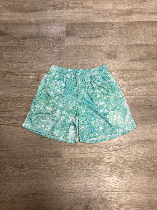 Eric Emanuel Green Floral Shorts
