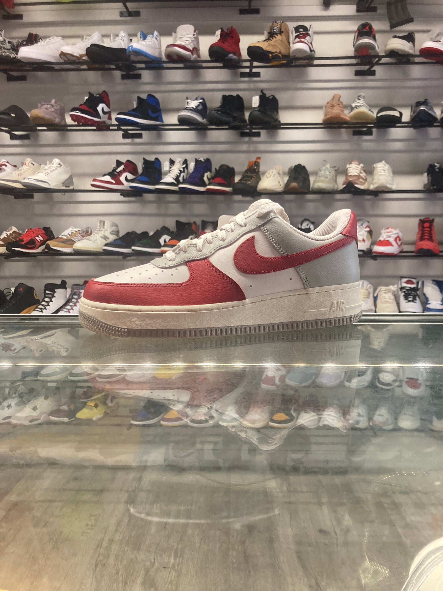 Nike Air Force One Low Grey/Red