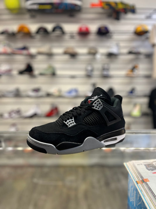 Air Jordan 4 Black Canvas