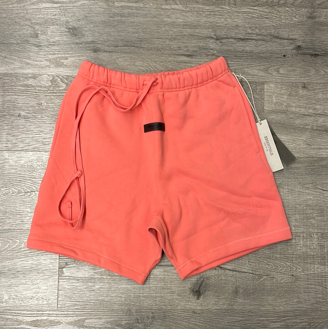 Fear of God Essentials Sweat Shorts Coral